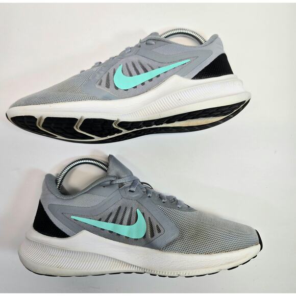 Nike Womens Downshifter 10 CI9984-400 Gray Running Shoes Sneakers Size 7.5 - Picture 3 of 6